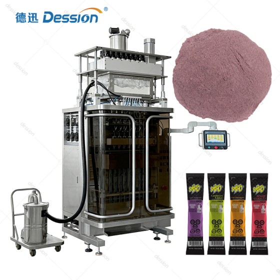 Precision Multi-Lane Stick Pack Machine for Complex Beverage Powder Blends